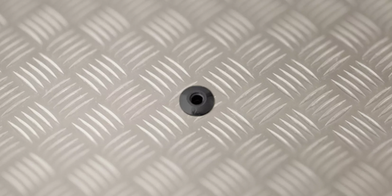 500 rivets standards à aluminium/acier à tête plate à RAL9005 à Ø3,2x12mm - SCELL-IT - ABD3212