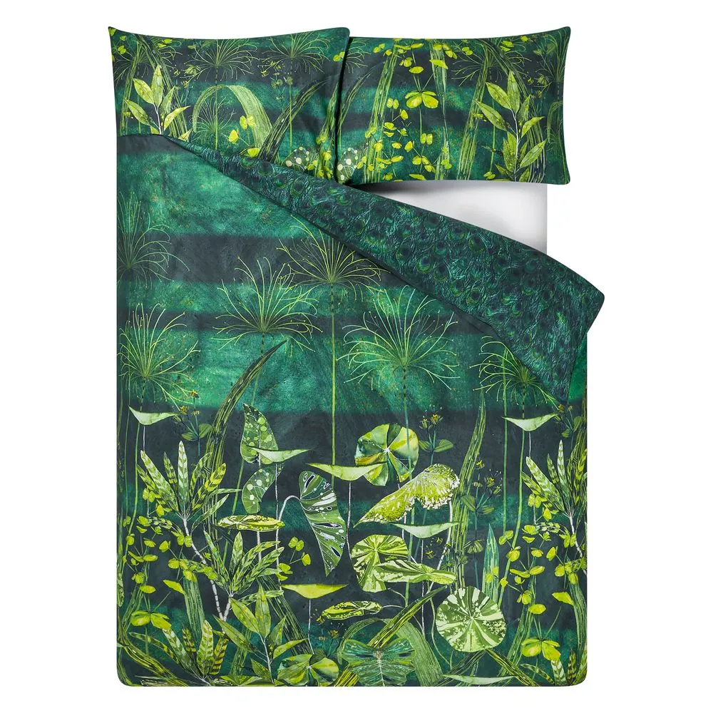 Arjuna leaf viridian bed set