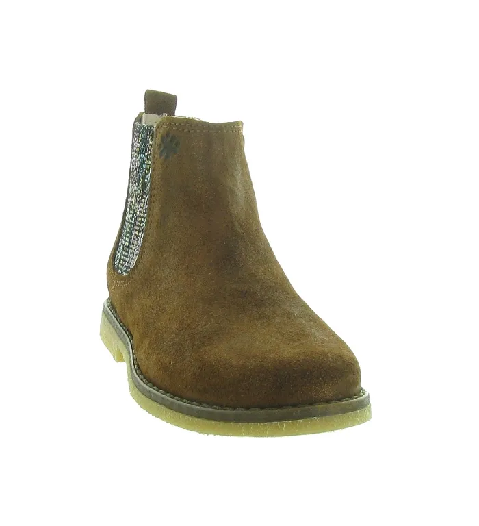 bottines et boots -  - junior fille - Cuir - Blanc - Acebos