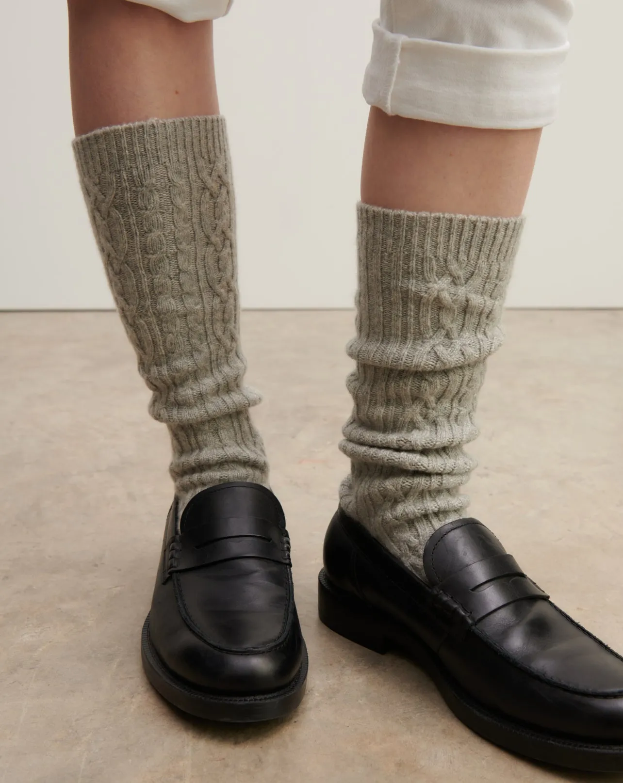 Chaussettes à torsades