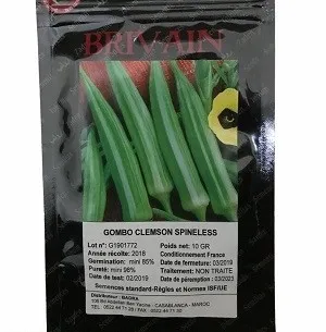 Gombo Clemson Spineless Brivain 10 gr