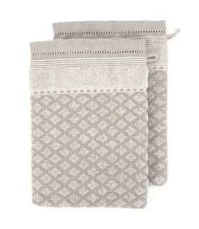 Lot de 2 gants toilette 16x21 LINEN