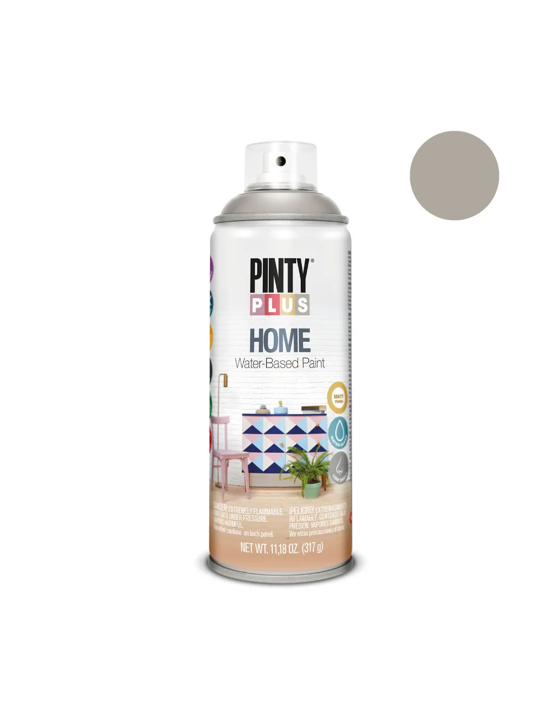 Peinture En Aérosol Pintyplus Home 520cc Brown Taupe Hm115 - 95845