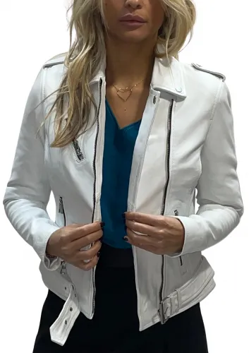 PERFECTO CUIR LPB BLANC SHANA