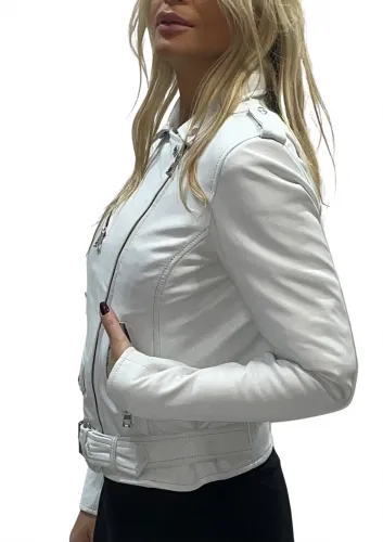 PERFECTO CUIR LPB BLANC SHANA