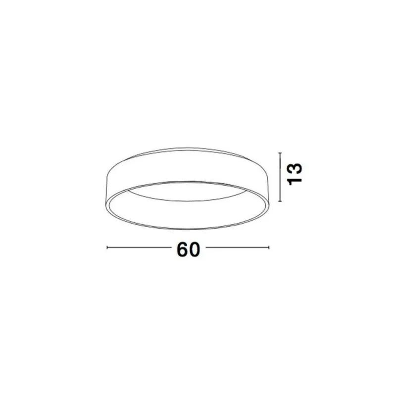 Plafonnier RANDO Noir LED 42 W
