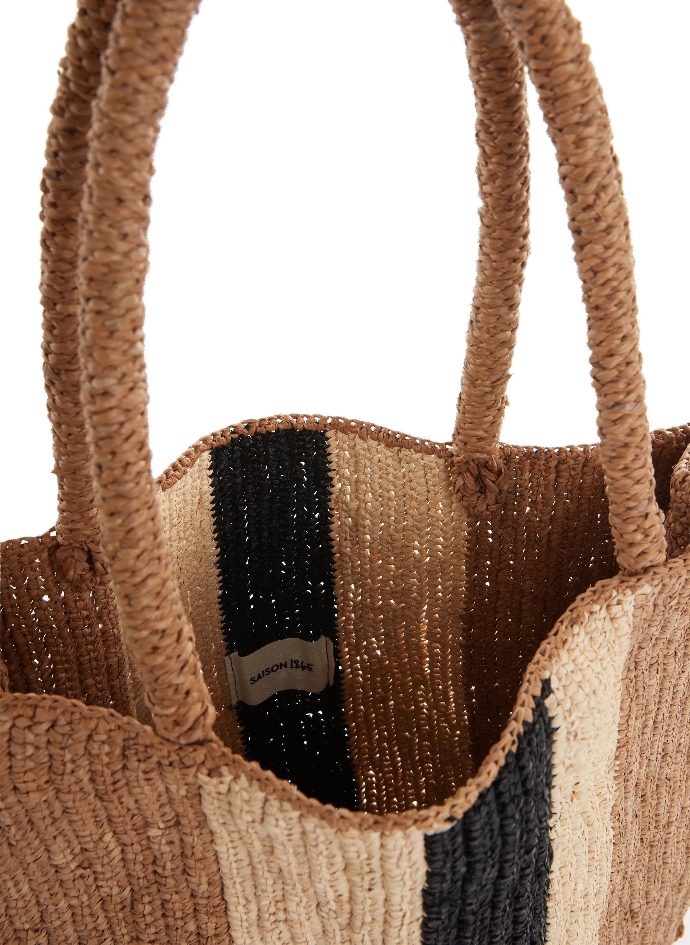 SAISON 1865  Sac cabas en raphia - Multicolore