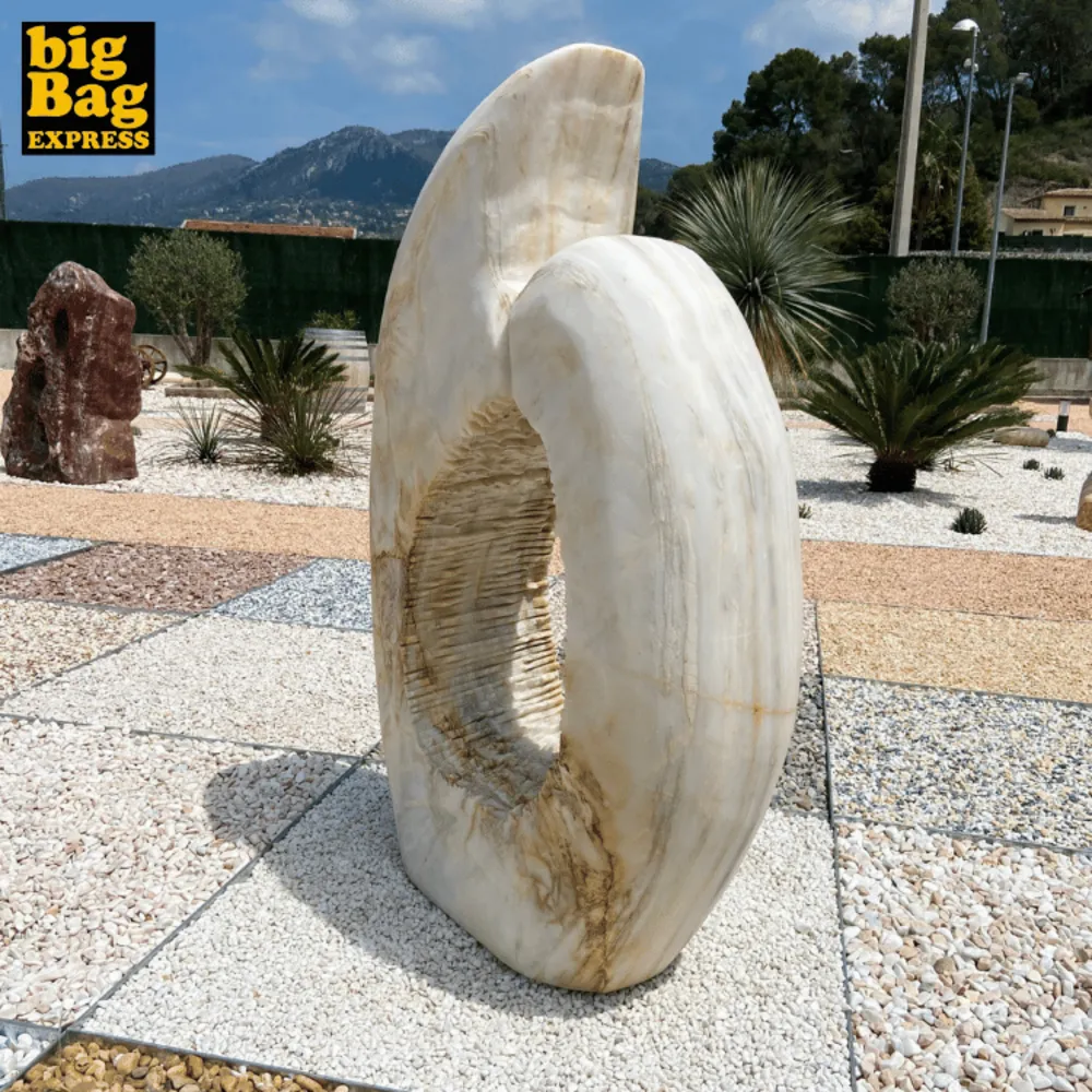 Sculpture de Jardin en Marbre Cream Candy Istanbul 404kg