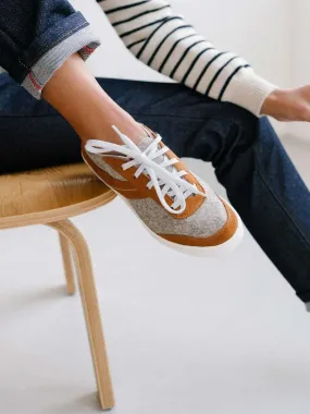 SNEAKERS 901 laine cuir camel Unisexe | 1083