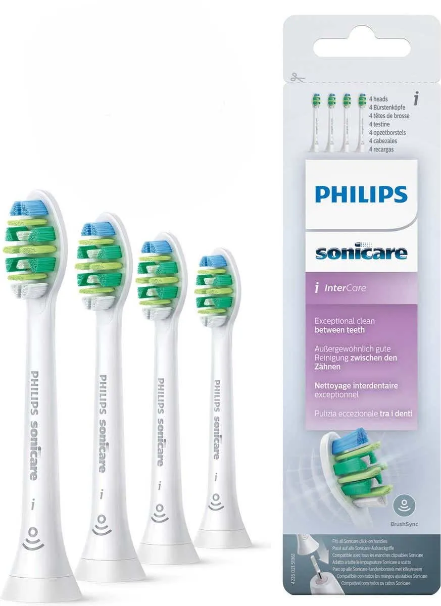 SONICARE - Brossettes de Rechange Standard InterCare HX9004, 4 Unités | Philips  - Parapharmacie Boticinal