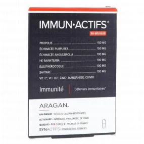 SYNACTIFS IMMUNActifs défenses immunitaires boîte de 30 gélules
