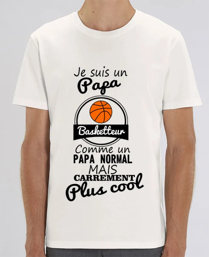 T-Shirt Je suis un papa basketteur comme un papa normal mais carrément plus cool par Benichan