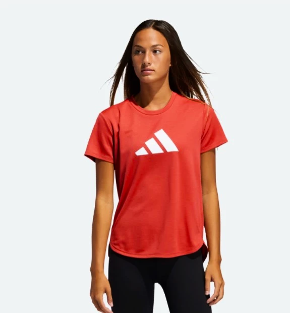 T-shirt pour femme adidas  Bos Logo Tee XS, rouge