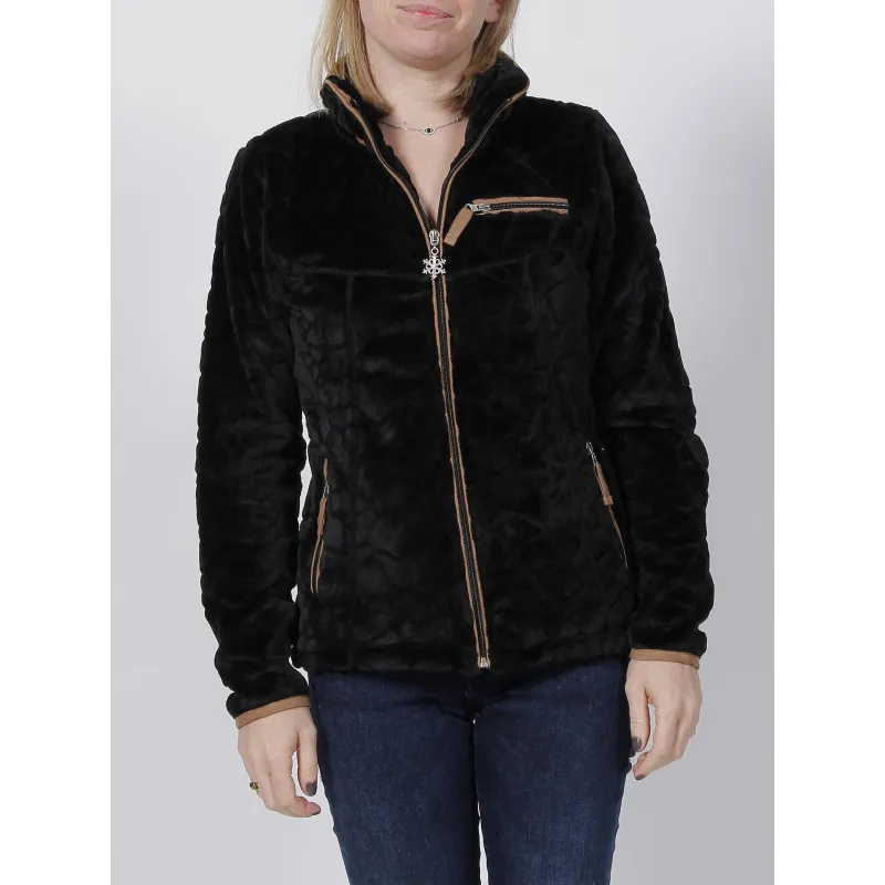 Veste polaire lauziere blanc femme - Angele Sportswear | wimod