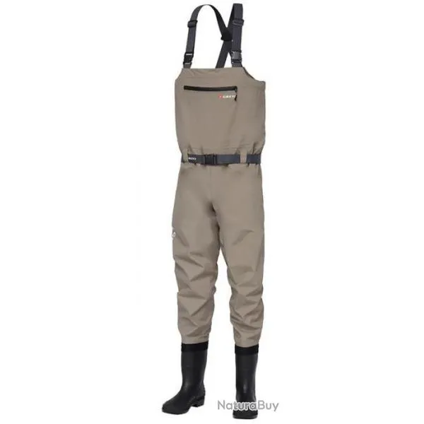 WADERS RESPIRANTS GREYS FIN BREATHABLE AVEC BOTTES CRANTEES M 40/41