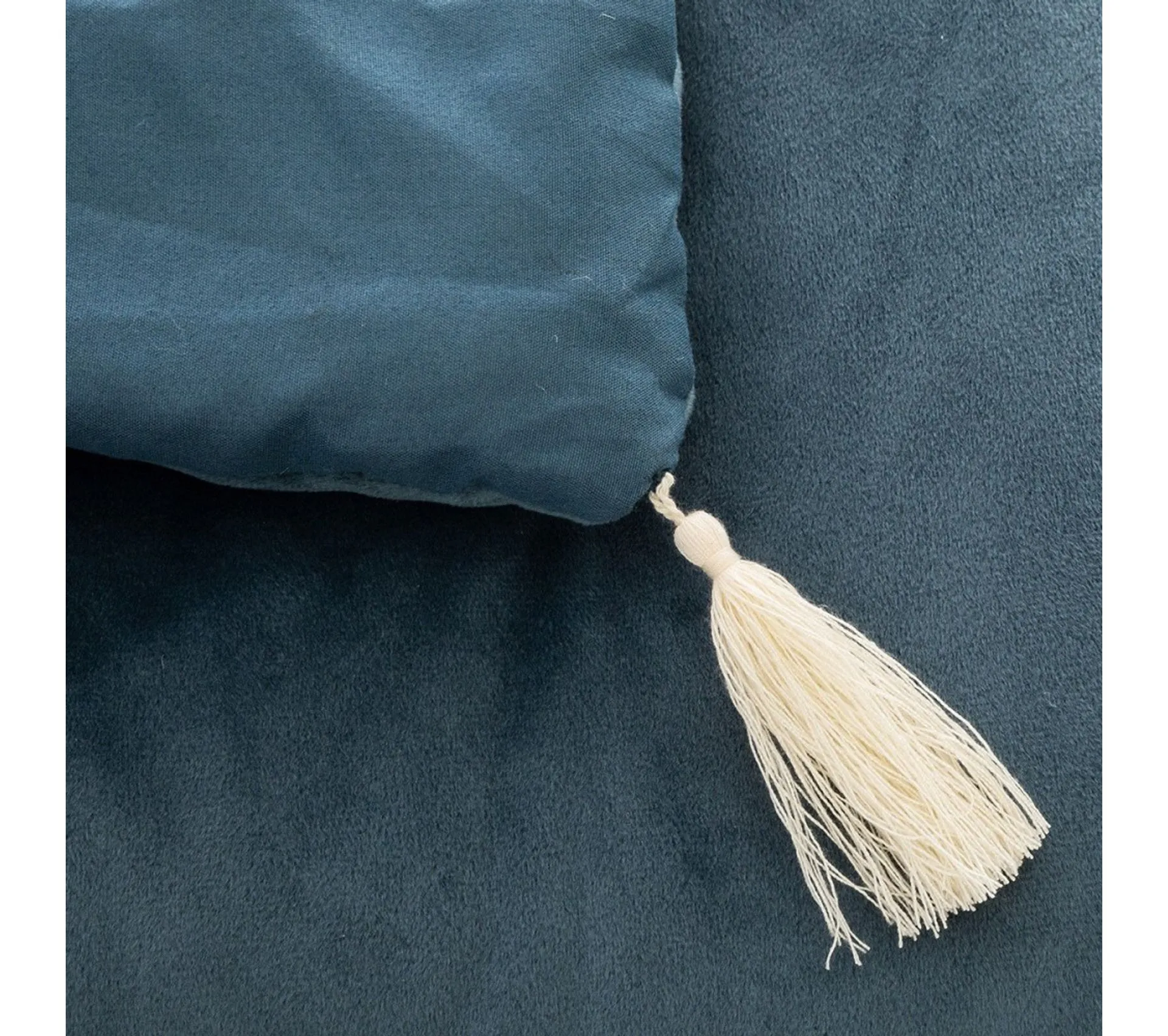 Édredon Velours 80x180 Cm Bleu